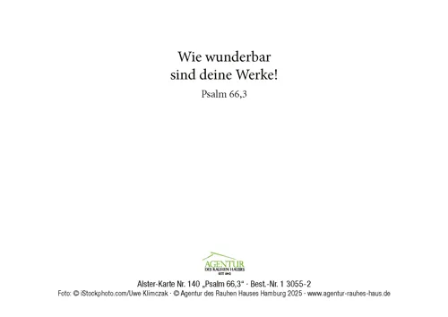 Alster-Karte Nr. 140: Psalm 66,3