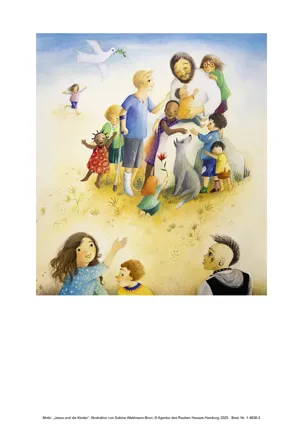 Einlegeblatt Jesus und die Kinder