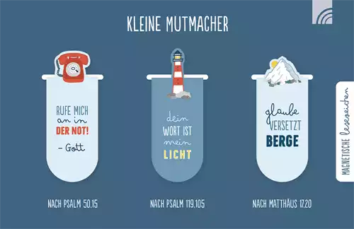 Lesezeichen "Kleine Mutmacher"