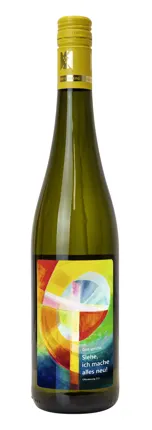 Weißwein mit Etikett Jahreslosung 2026 (7,00 EUR/Liter), Riesling