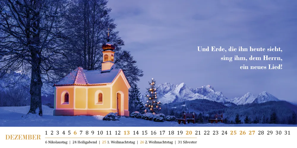 Liedkalender 2026