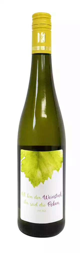 Weißwein mit Etikett Weinstock Neu (7,00 EUR/Liter), Riesling